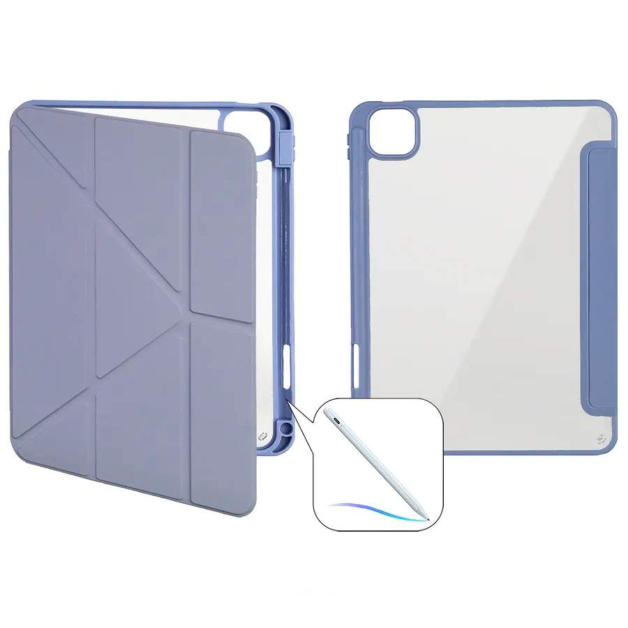Чехол футляр-книга SMART CASE Pencil для iPad Air 13 (2024) лиловый