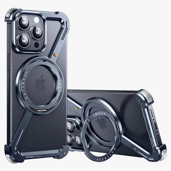 Задняя накладка Minimalist для iPhone 16 Pro Max с поворотной подставкой
