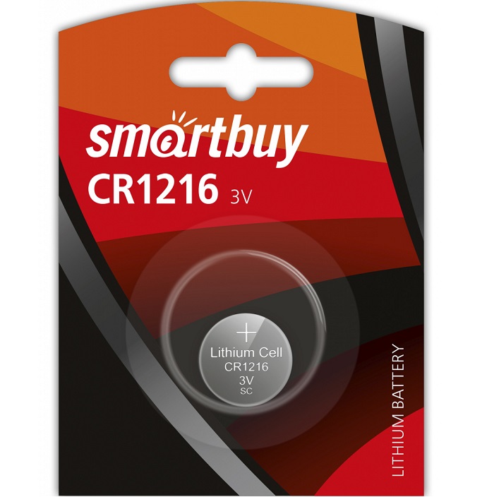 Элемент питания SMARTBUY CR1216 BL-1