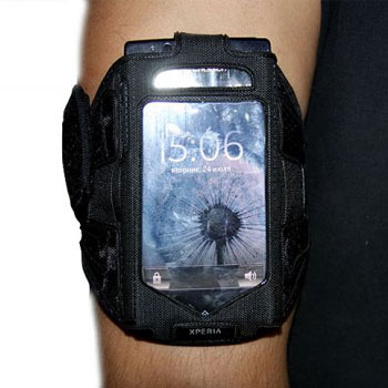 Сумка спортивная на руку (черная) NET-06