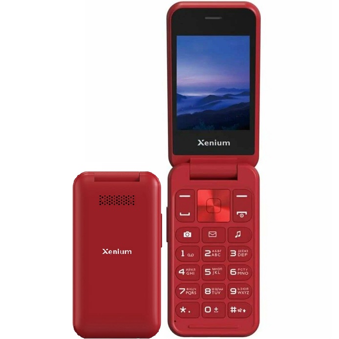 Телефон XENIUM X680 красный