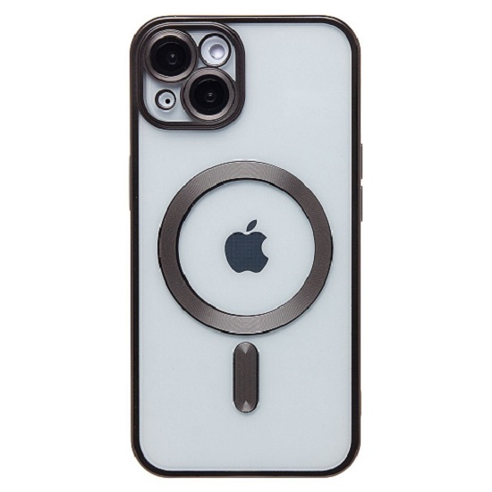 Задняя накладка SM027 SafeMag для iPhone 13 (black) (232372)