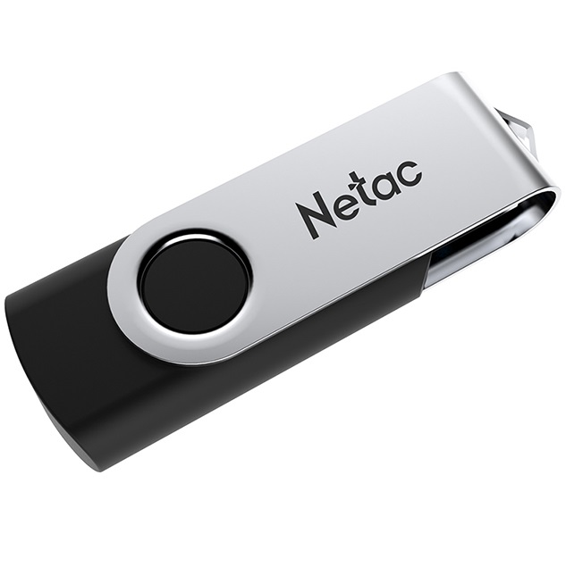 USB  8Gb NETAC U505 чёрный/серебро