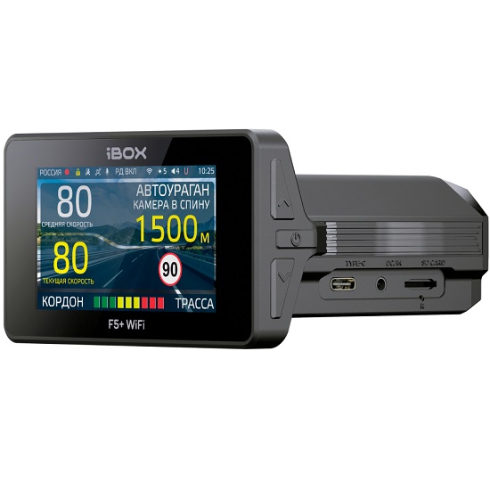 Видеорегистратор+Радар-детектор iBOX iCON 2 LaserVision WiFi Signature DUAL