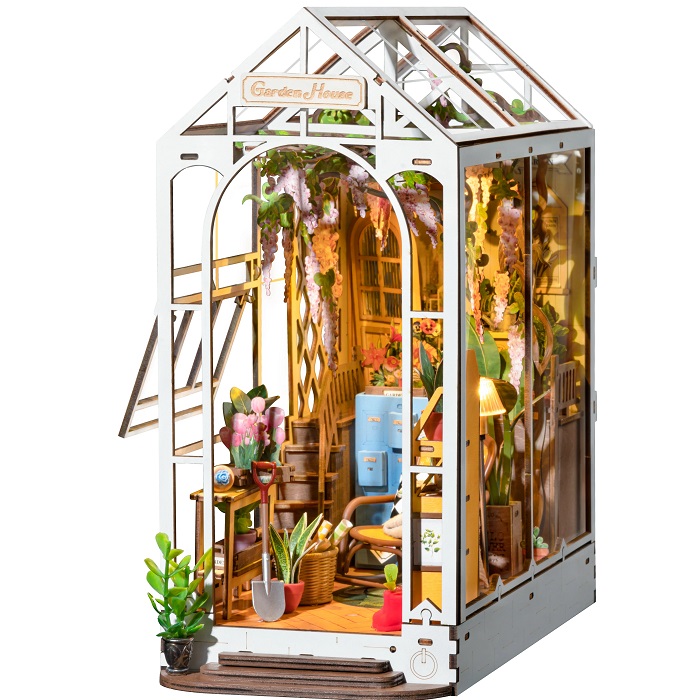 Конструктор Румбокс вставка на полку Садовый домик Robotime Garden