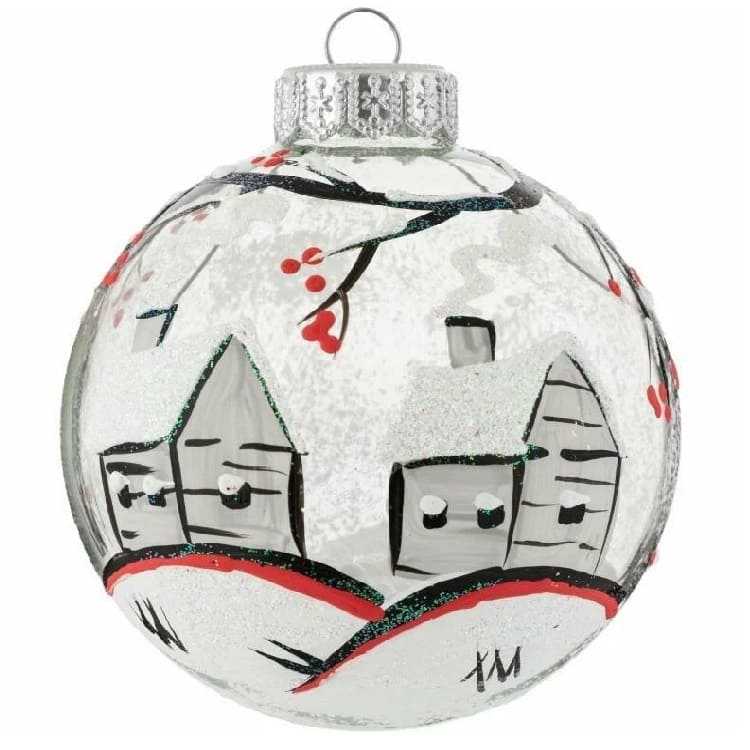 Шар "Прозрачная зима", 80мм, в подарочной упаковке КУ-80-224264