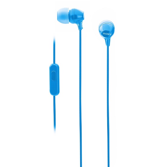 Наушники Sony MDR-EX14AP синий
