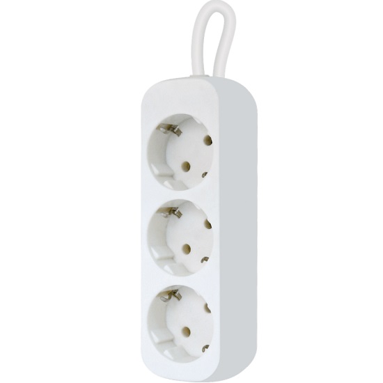 Сетевой удлинитель  1.8м DEFENDER E318 3 розетки