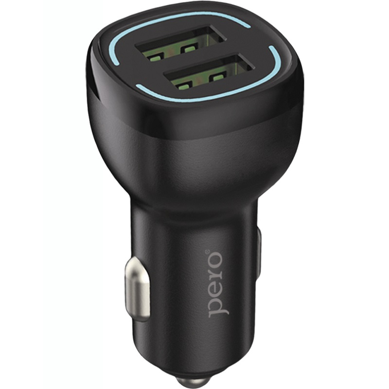 Aвто ЗУ 2USB 2.4A PERO AC04 AUTOMAX черное