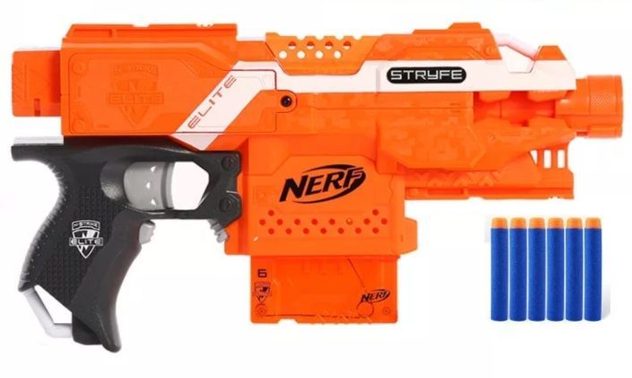 Бластер Nerf STRYFE с патронами , оранжевый