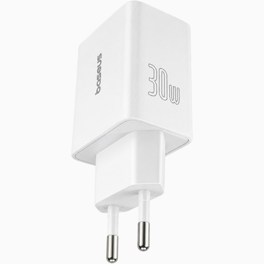 Сетевое ЗУ 1USB/1Type-C BASEUS P10111404213-00 белый, PD30W
