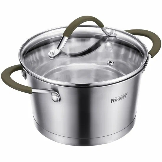 Кастрюля 2.3л REGENT Linea OLIVA 67-1318,18x10,5см