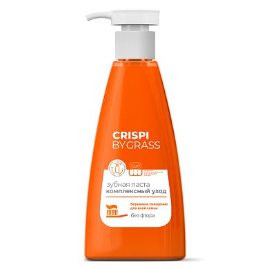 Зубная паста GraSS Crispi Комплексный уход (флакон 250мл)