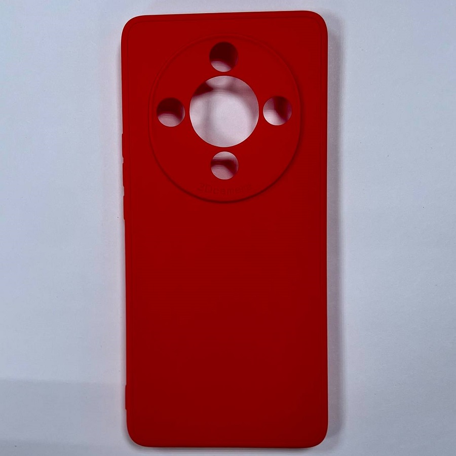 Задняя накладка Мобилис для Honor X9B, красный , матовая с защитой камеры