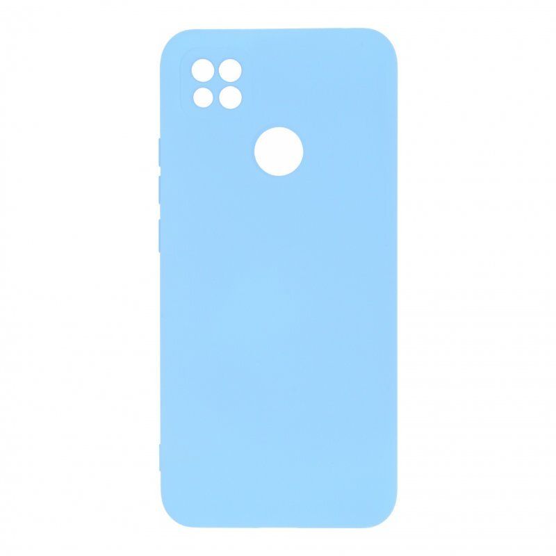 Задняя накладка SILICONE CASE Soft Matte для Xiaomi Redmi 9C голубой