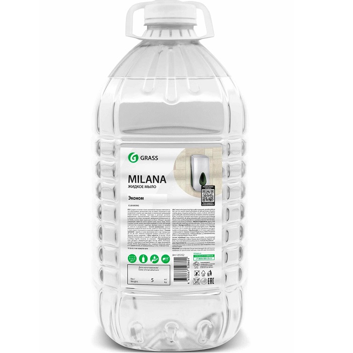 Жидкое мыло GRASS Milana эконом, ПЭТ 5кг (125352)