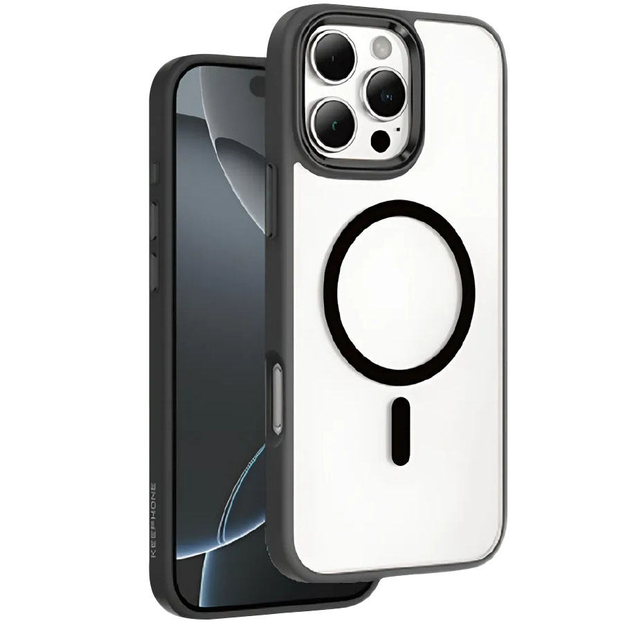 Задняя накладка KEEPHONE ARMOR GRIP Magsafe для iPhone 16 PRO BLACK
