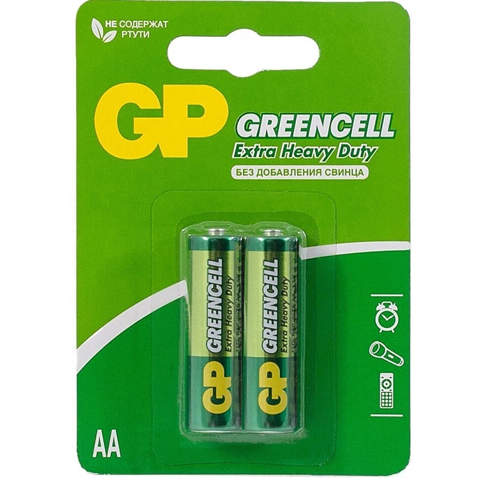 Элемент питания GP R06 BL-2 Extra Heavy Duty (15G-2CR2)