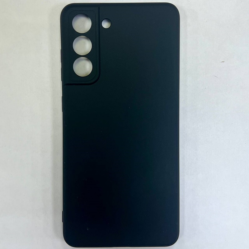 Силиконовый чехол ISA для Samsung Galaxy S21 FE TPU матовый черный