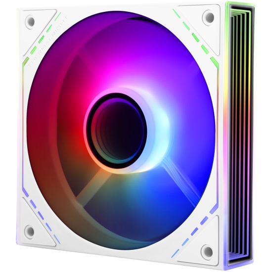 Вентилятор для корпуса Thermalright TL-M12W-S (120x124x25mm, 4-pin PWM, ARGB, 47.6CFM, 23.2dBA, 1500RPM, White)