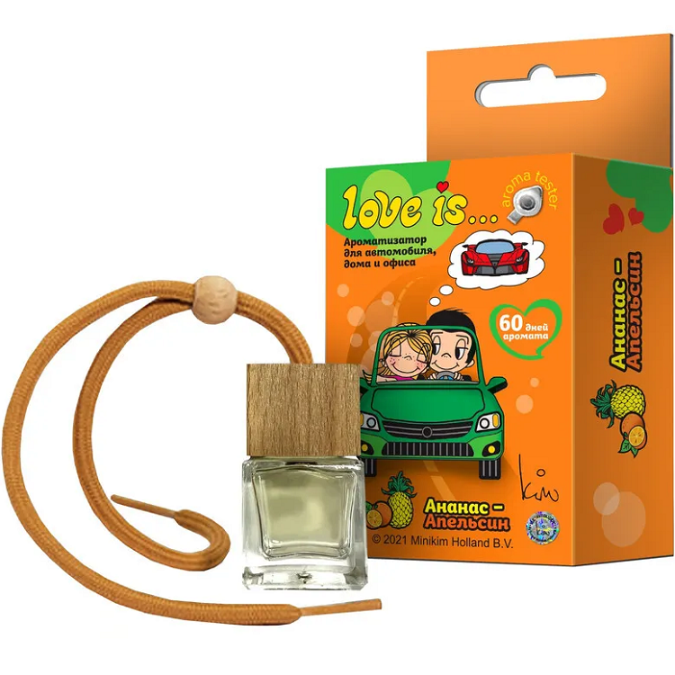 Ароматизатор AROMA RICHE LOVE IS АНАНАС-АПЕЛЬСИН 6ml, бочонок