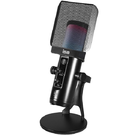 Микрофон игровой для стриминга ISA WM-U60 RGB с подсветкой