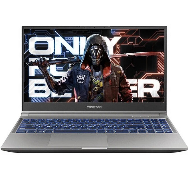 Ноутбук игровой 15.6" Maibenben X527 (Intel Core i7-12650H/ 16 GB/ SSD 512 ГБ/ RTX 4050 (6 Гб)/ Linux) (X527FSFMLGRE0), серый