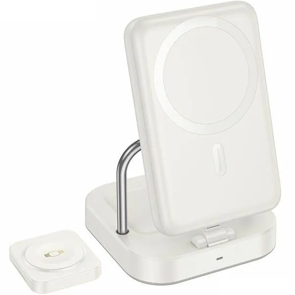 Внешний АКБ HOCO СQ16 (10000 mah) молочный, PD 20W 4в1 