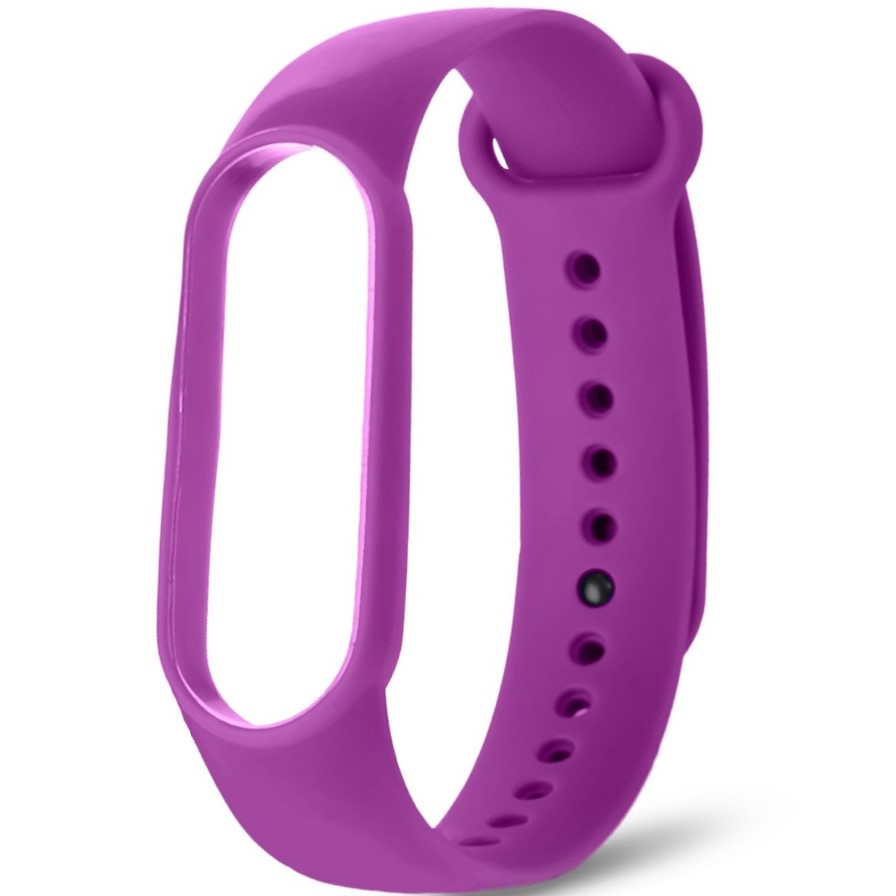 Силиконовый ремешок NONAME для Xiaomi Mi Band 5 Purple