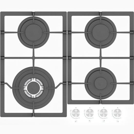 Варочная панель Hyundai HHG 6436 WG белый