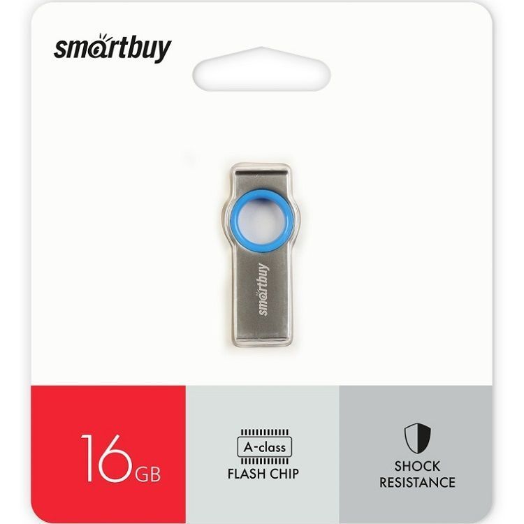 USB 16Gb Smart Buy MC2 металл синий