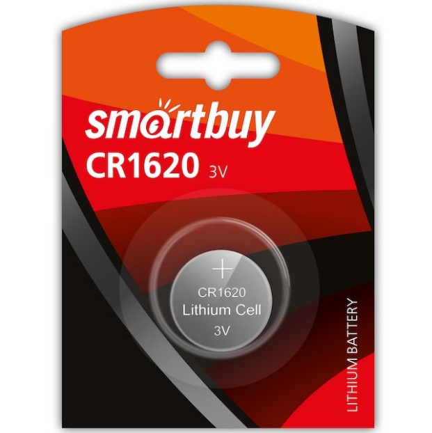Элемент питания SMARTBUY CR1620 BL-1