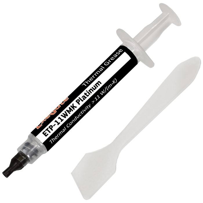 Термопаста ExeGate ETP-11WMK Platinum, шприц с лопаткой, 2г