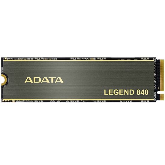 Накопитель SSD M.2 2280 512GB ADATA LEGEND 840 Client SSD [ALEG-840-512GCS] PCIe Gen4x4 with NVMe, 5000/3400, IOPS 520/450K, MTBF 2M, 3D NAN