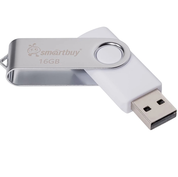 USB 8GB SMARTBUY Twist серебро