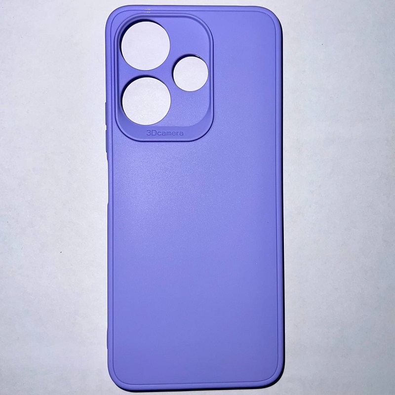 Задняя накладка Мобилис для Xiaomi Redmi 13, лавандовый , матовая с защитой камеры