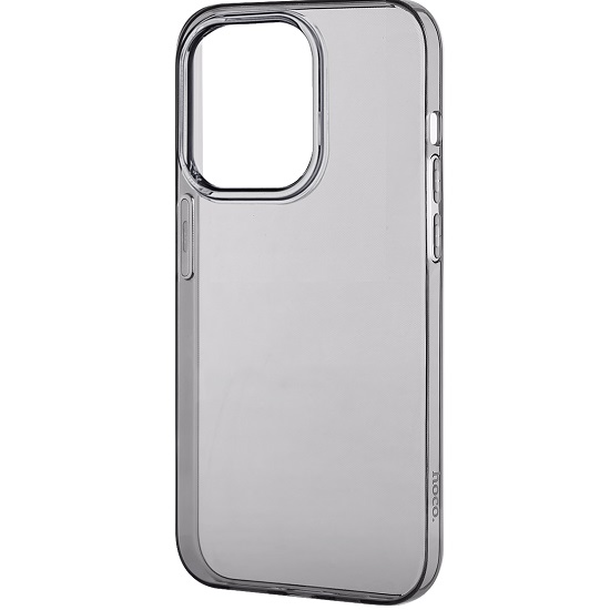 Силиконовый чехол HOCO для iPhone 14 Pro TPU black (Light Series)
