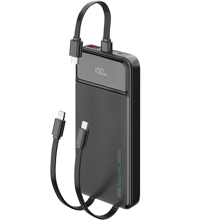 Внешний АКБ NRG Turbo V4c (10000mAh) черный