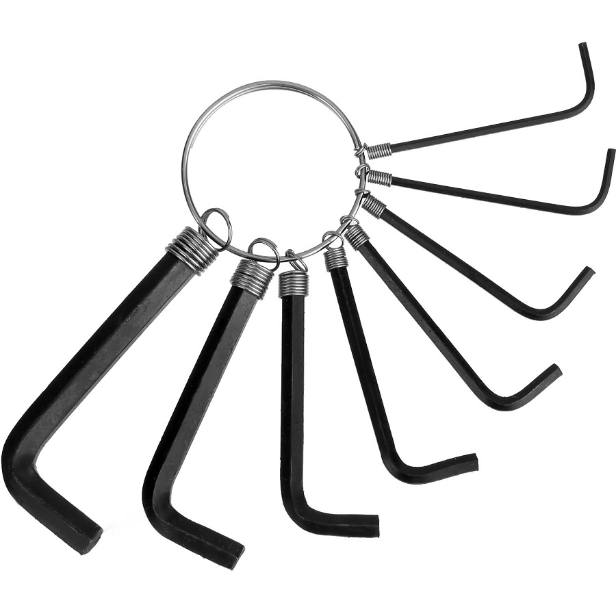 Набор ключей шестигранных на кольце ЛОМ, 1.5 - 6 мм, 8 шт. 2354385