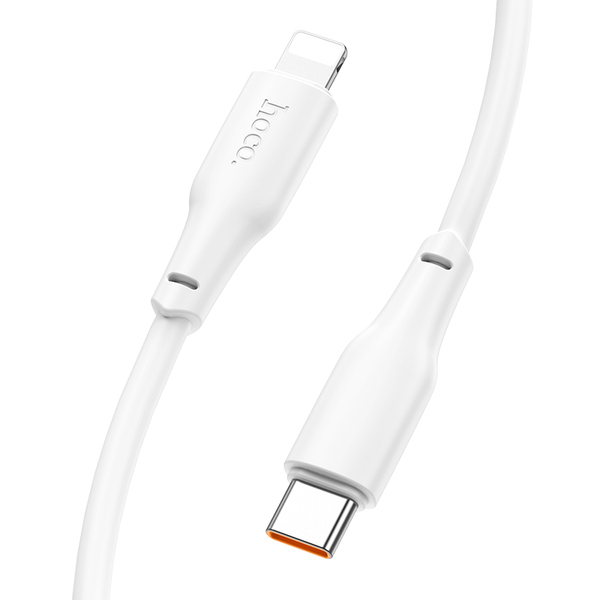 Кабель Lightning <--> Type-C  1.0м HOCO X93 Force, белый