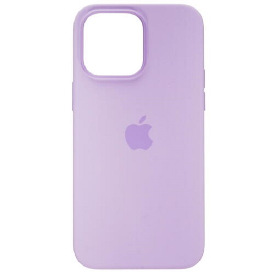 Силиконовый чехол SILICONE CASE для iPhone 14 Pro Max с MagSafe(с анимацией), сиреневый