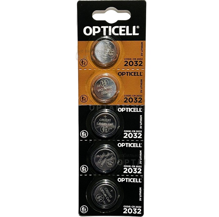 Элемент питания OPTICELL CR2032 SPECIALTY BL-5 отрывной (5/50/40300)