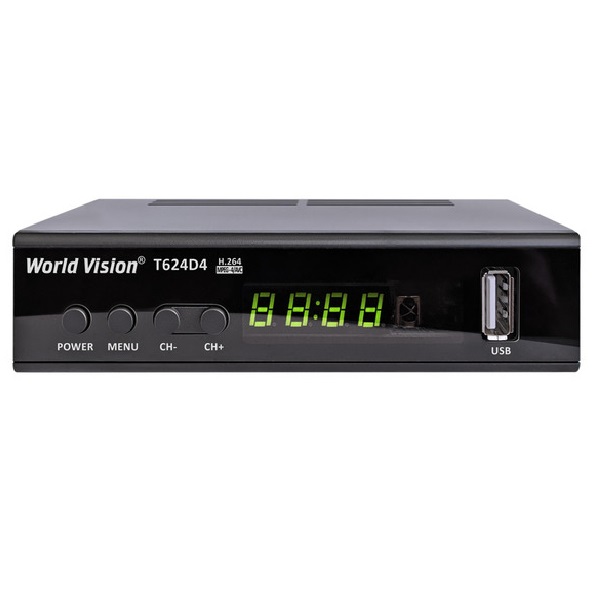 Ресивер DVB-T2 WORLD VISION T624D4