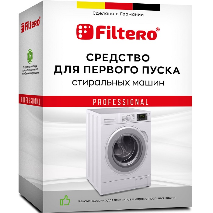 Средство первого пуска стиральной машины FILTERO арт. 903