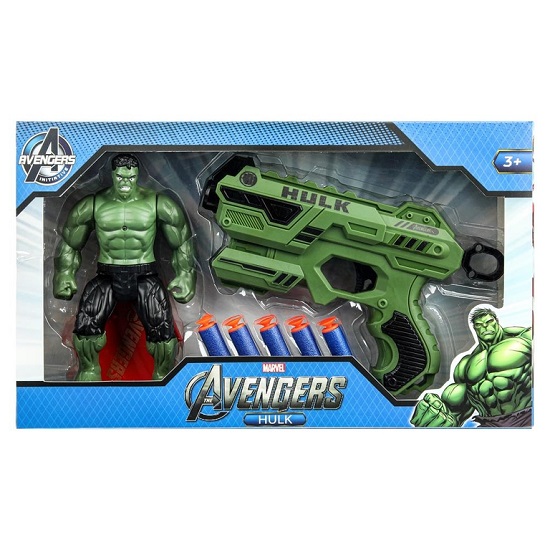 Бластер с мягкими пулями, фигурка, команда мтителей 391583