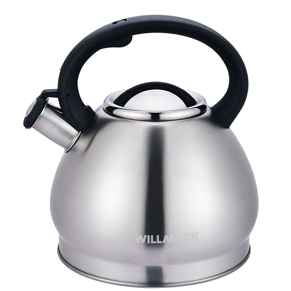 Чайник со свистком WILLMARK WTK-4221SS матовый