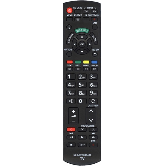 Пульт HUAYU для TV Panasonic N2QAYB000487 ic LCD LED TV NEW SDcard