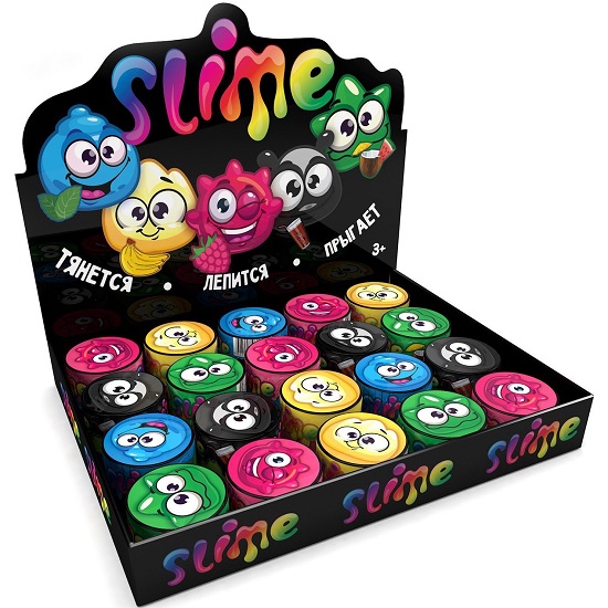 Слайм «Мини-слайм» , ароматный, тянется, лепится, прыгает, МИКС 4315688