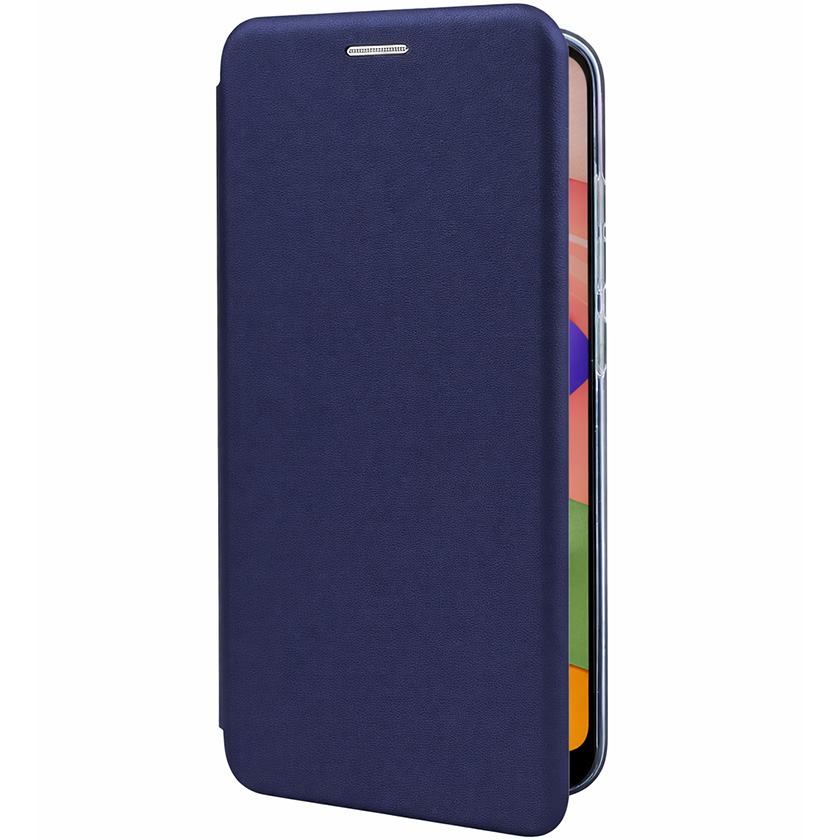 Чехол футляр-книга STYLISH для Reаlme C55 (2023) темно-синий