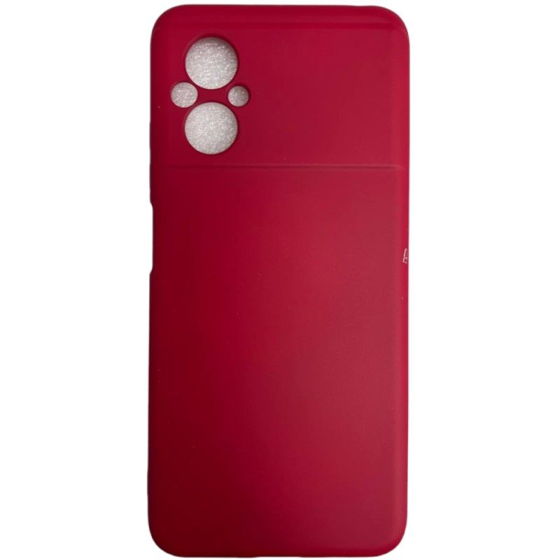 Задняя накладка ZIBELINO Soft Case для Xiaomi Poco M5 (вишневый)